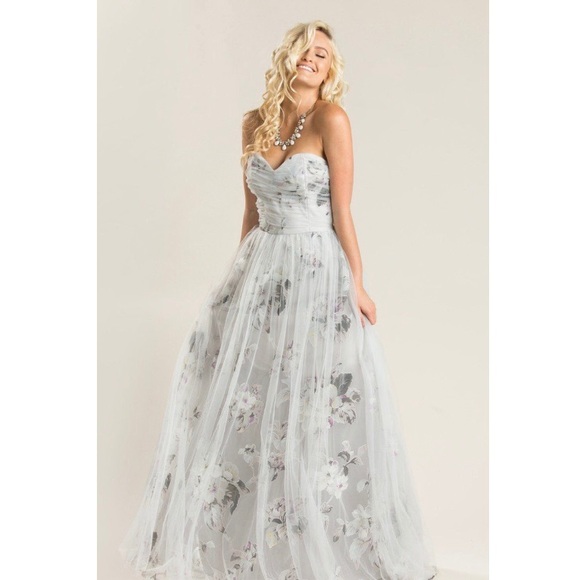 morning lavender Dresses & Skirts - Floral Tulle Maxi Dress from Morning Lavender